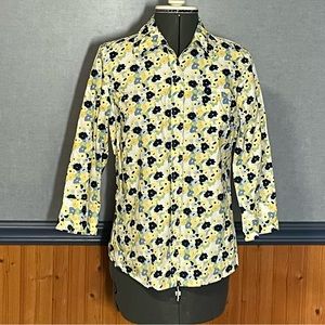 EUC- Izod 3/4 sleeve button down size S